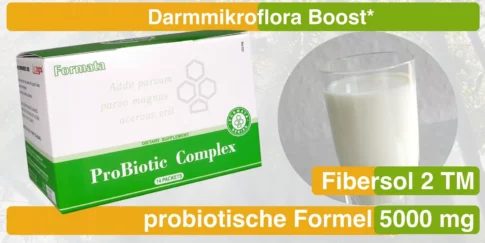 SAN LactoBi probiotic Komplex: Der Boost für eine gesunde Darmflora - Produktbild mit Inhaltsstoffen